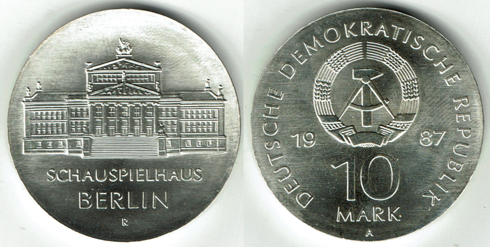 Deutsche Demokratische Republik 1987 DDR Gedenkmünze 10 Mark