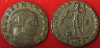 Römische Kaiserzeit - Licinius I. Follis AE-Follis des Licinius I. Rv: Jupiter, IOVI CONSERVATORI AVGG / SMTS