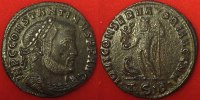 Römische Kaiserzeit - Constantinus I. Mittelfollis AE-Mittelfollis des Constantinus I., Rv: Jupiter, IOVI CONSERVATORI AVGG NN