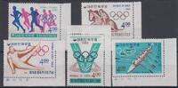 Südkorea 1 - 10 Won Südkorea 1964, Michel-Nummer 457 - 461, Postfrisch