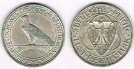 Weimarer Republik 5 Mark 5 Mark Silber-Gedenkmünze 1930 D, Rheinlandräumung!