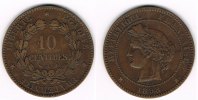 Frankreich 10 Centimes Frankreich, 10 Centimes, 1898 A, Ceres, Erhaltung siehe Scan!