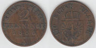 Preußen 2 Pfennig prussia, Friedrich Wilhelm IV., 2 Pfenning 1856 A, like scan