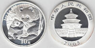 China 10 Yuan china silver panda 2005, 10 yuan, like scan