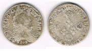 Frankreich 10 Sols france silver coin, 10 Sols 1705, Louis XIV., like scan
