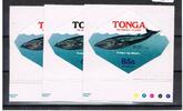 Tonga 3 Werte Tonga, 3 Marken Naturschutz: Wale