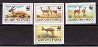 Burkina Faso 4 Werte Burkina Faso, Mi-Nr. 1298-1301, Antilopen