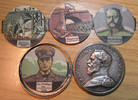 Königreich Bayern Steckmedaille versilbert, Bayernthaler Versilberte Steckmedaille mit Inhalt, Bayern 1916, König Ludwig III., siehe Foto