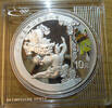 Volksrepublik China 10 Yuan China, 1 ounce silver beijing 2008 - lion dance, Proof, like scan!