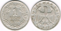 Weimarer Republik 1 Mark Weimarer Republik, Kursmünze 1 Mark 1925 D, Erhaltung siehe Scan!