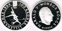 Norwegen 100 Kronen Norwegen 100 Kronen 1994, Olympia Lillehammer \'94 - Eistanz, PP.