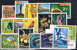 Ghana 1/2 Pfund - 62 Shilling Michel-Nr. 48 - 62, Freimarken: Nationale Symbole, Postfrisch
