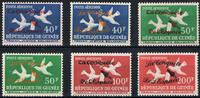 Guinea 40 - 200 Francs Michel-Nr. 145 - 148, Eroberung des Weltraums, Postfrisch