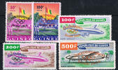 Guinea 50 - 500 Francs Michel-Nr. 49 - 53, Olympische Sommerspiele, Postfrisch