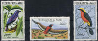 Mali 100 - 500 Francs Michel-Nr. 3 - 5, Vögel, Postfrisch