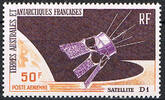 Französische Gebiete in der Antarktis 50 Francs Michel-Nr. 35, "Start des französischen Satelliten D 1" postfrisch.