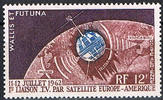 Wallis und Futuna 12 Francs Michel-Nr. 201, "Erste Fernseh-Direktübertragung durch Telestar", Post