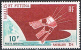 Wallis und Futuna 10 Francs Michel-Nr. 211, "Start des französischen Satelliten D 1", Postfrisch.