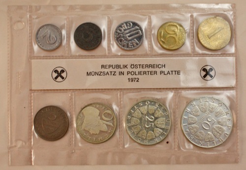 Republik Sterreich M Nzsatz In Polierter Platte Proof