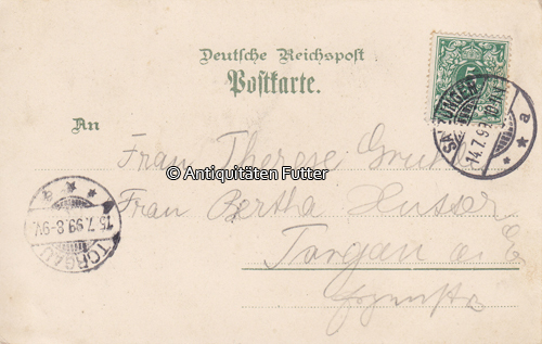 1899 Ansichtskarte Postkarte Litho Gruss Aus Salzungen