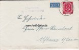 Dersum/Papenburg Brief mit Landpoststempel/ Dersum ü. Papenburg