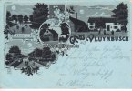 Neukirchen/Vluyn/Vluynbusch Ansichtskarte/Postkarte/Litho/Gruss aus Vluynbusch/Forsthaus/Altes Forsthaus ...