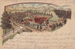 Brock/Brackwede/Bielefeld Ansichtskarte/Postkarte/Litho/Vorläufer/Gruss aus Brock/Gast- u. ...