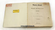 Deutsches Reich Amts-Blatt des königlichen Post Departements 1850