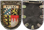 Drittes Reich/Bayern WHW/Winterhilfswerk des Deutschen Volkes/Grenzlandwappen/Bayern