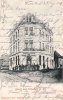 Wiesdorf/Leverkusen Ansichtskarte/Postkarte/Gruss aus Wiesdorf a. Rh./Gasthof zur Krone von Martin..