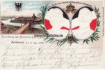 Dortmund Präge-Litho/Einweihung des Dortmund-Ems-Canal./Dortmund den 11. Aug. 1899./Ein..