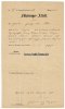 Apenrade Führungs-Attest d. Gefreiten Otto Hinz, Schleswigsches Infanterie-Regiment No.84