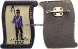 Drittes Reich WHW Webabzeichen im Metallrahmen/Uniform und Geschichte/1912, Ulan eines....