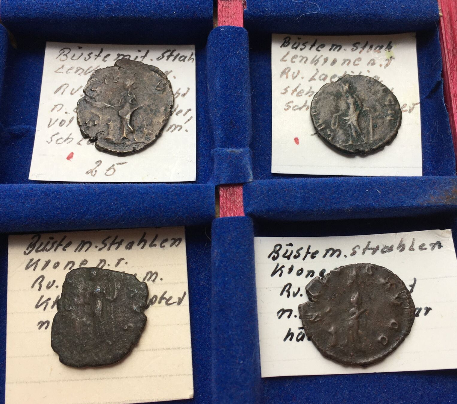 ROMAN EMPIRE Group Of 4 Antoniniani 271 274 A D Tetricus I From A