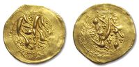 IRAN AV gold Toman Mohammad Shah Qajar, AH 1250-1264 (A.D. 1834-1848), Dar al-Marz Rasht