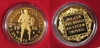 Netherlands AV gold ducat Gold AU AV Ducat Netherlands, 1986, in original case + original COA
