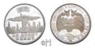 Japan/USA Ag-Medaille Auf den Besuch des japanischen Kaisers