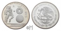 Mexiko 50 Pesos Serie "Fußball WM Mexiko 1986" - Maya + Ball
