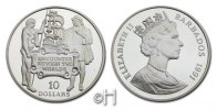 Barbados 10 Dollar "Christoph Kolumbus und Eingeborener"