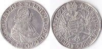 Römisch Deutsches Reich, Reichstaler,Nagybanya, Ungarn,Königreich,Leopold I.,