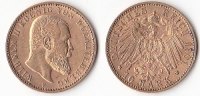 Deutschland, 10 Mark Gold, Kaiserreich,Königreich Württemberg,
