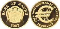 Nauru 10 Dollars Gold Republik seit 1968.
