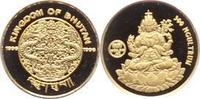 Bhutan 300 Ngultrum Gold Jigme Singye Wangcuck seit 1972.
