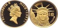 Niue 10 Dollars Gold Unter Verwaltung Neuseelands seit 1922.