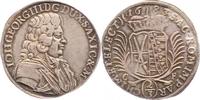 Sachsen-Albertinische Linie 2/3-Taler nach zinnaischem Fuss Johann Georg III. 1680-1691.