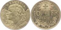 Schweiz-Eidgenossenschaft 10 Franken Gold