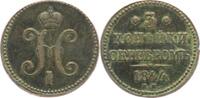 Russland 3 Kopeken Nikolaus I. 1825-1855.
