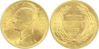 Türkei-Republik 100 Piaster Gold Republik seit 1923.
