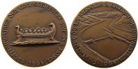 Deutschland Medaille 1964 vz Bronzeguß Mos...
