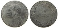 vor 1914 Verdienstmedaille Zinn Friedrich II. (1907-1918) Baden - für Verdienst, Büste nach links / Schrift